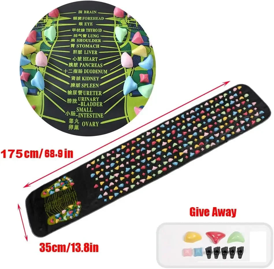 Acupressure Reflexology Foot Massage Pad – Health Care Mat for Circulation, Pain Relief & Stress Reduction